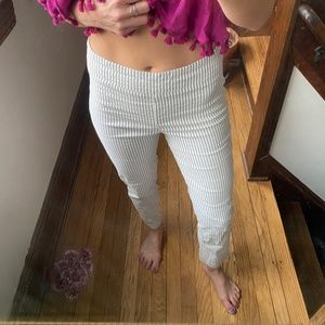 Jones New York Stretch Pull-On Straight Leg Pant business casual striped